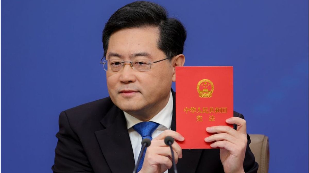 秦剛。(BBC中文網) 秦剛。(BBC中文網)