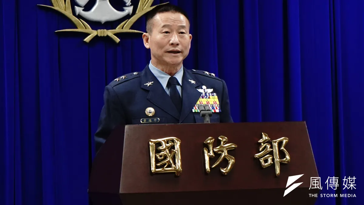 空軍司令部參謀長曹進平中將表示,面對中共不斷派出機艦擾台,空軍每次演習科目中都充分結合共軍當前威脅情況設計。(張曜麟攝)