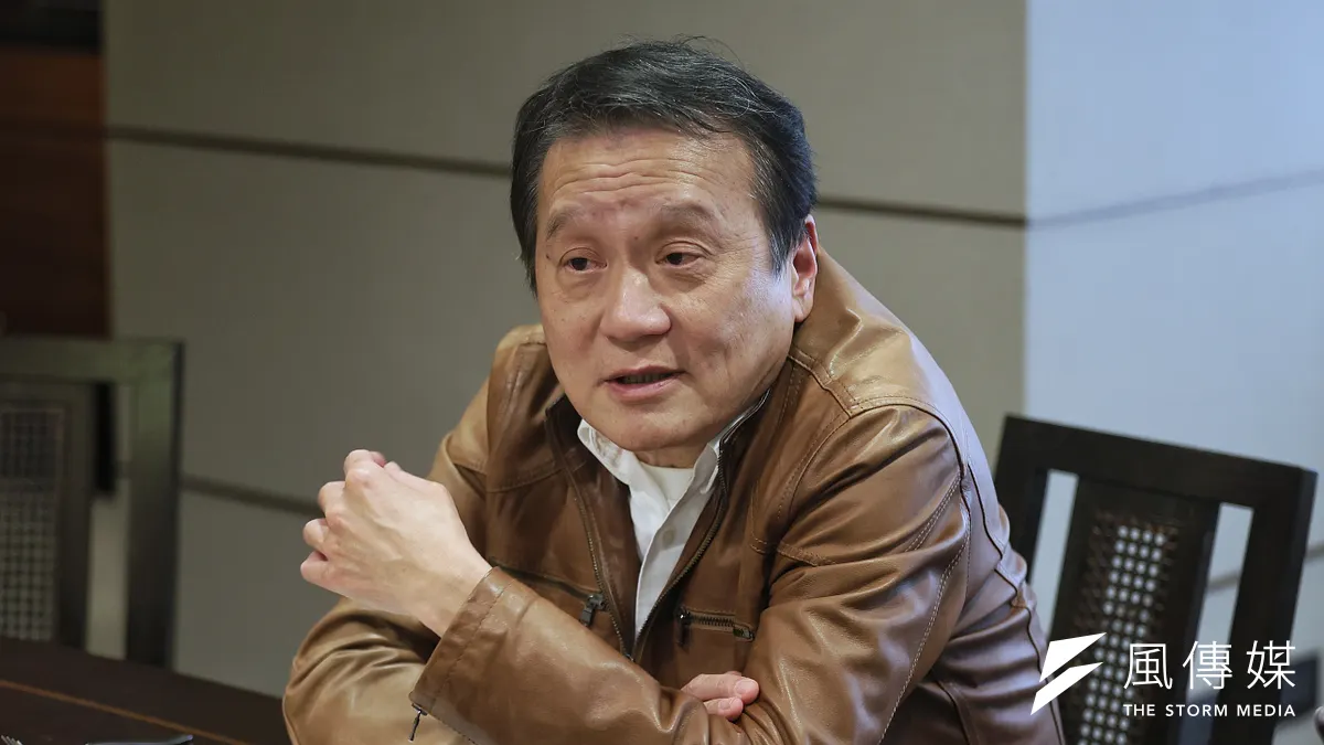 2025年2月19日、中央研究院院士の朱敬一氏が「風傳媒」のインタビューに応じた。(柯承惠撮影)
