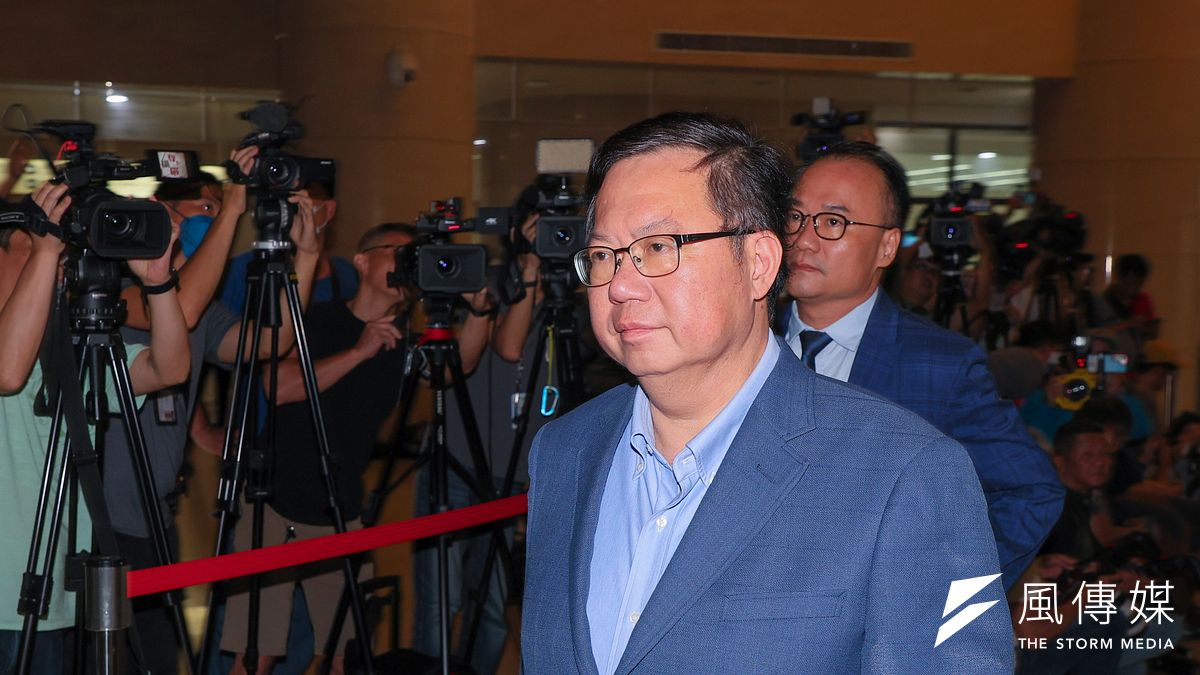 前桃園市長鄭文燦涉及貪污罪11日三度開羈押庭,最終裁定收押禁見。(顏麟宇攝) 前桃園市長鄭文燦涉及貪污罪11日三度開羈押庭,最終裁定收押禁見。(顏麟宇攝)