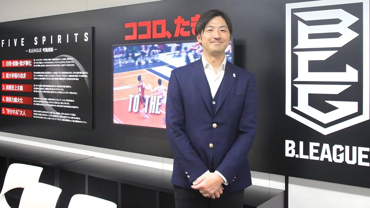 日本職業籃球聯賽執行役員暨國際事業集團負責人岡本直也接受《風傳媒》採訪時提到,B1聯賽中迎來了3位台灣選手。(黃信維攝) 日本職業籃球聯賽執行役員暨國際事業集團負責人岡本直也接受《風傳媒》採訪時提到,B1聯賽中迎來了3位台灣選手。(黃信維攝)