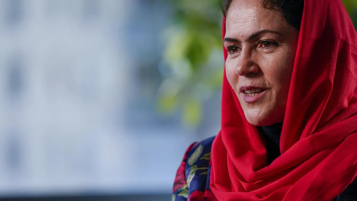 阿富汗國會副議長法齊婭‧古菲(Fawzia Koofi)(AP)