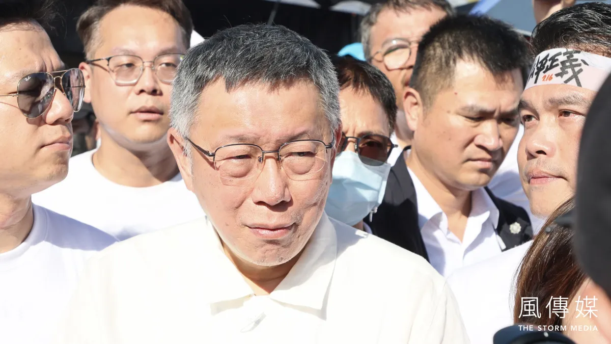 媒體爆料民眾黨主席柯文哲(見圖)曾與國民黨高層討論「藍白合」,引發白營不滿、大動作提告。(資料照,柯承惠攝)
