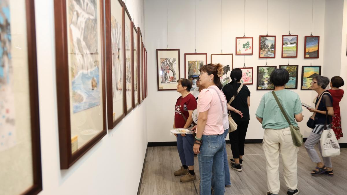 「草屯鎮和平老人會書法水墨聯展」6/16-30 百餘件作品有看頭