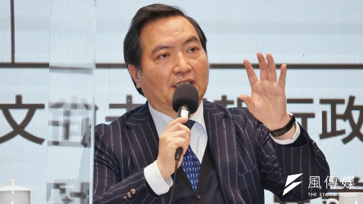行政院召開記者會說明萊豬地方自治條例相關爭議,政委羅秉成出席。(盧逸峰攝)