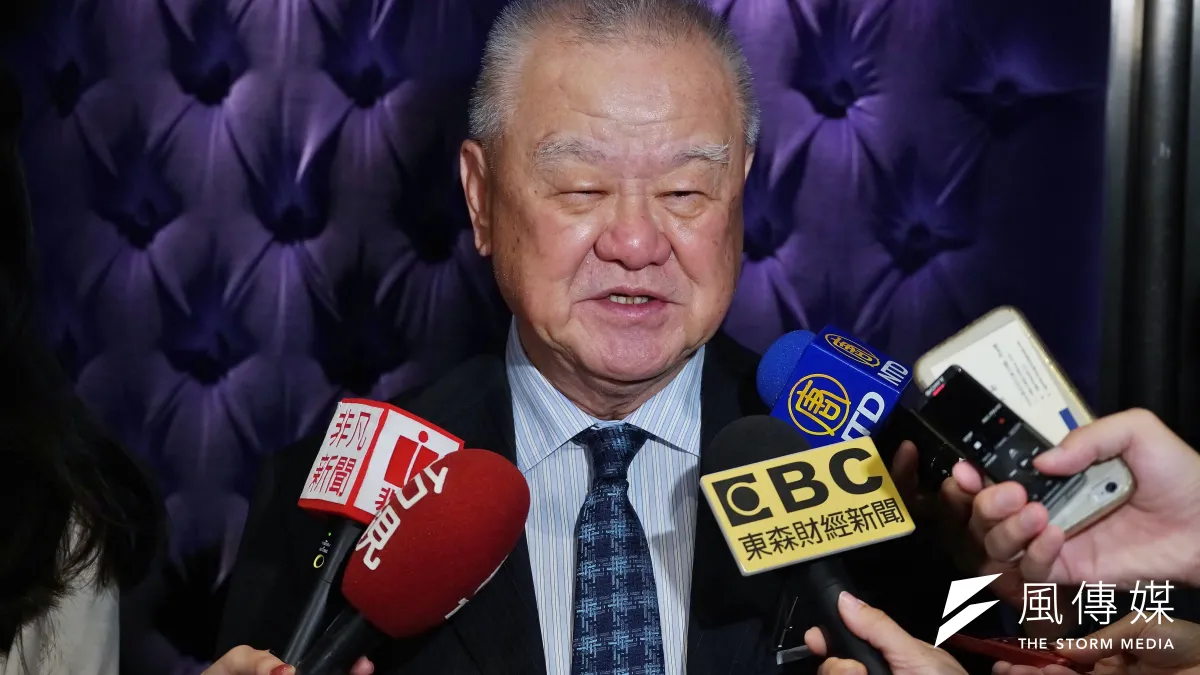 20210310-工商協進會10日召開「第25屆第12次理監事聯席會議」,理事長林伯豐出席。(盧逸峰攝)