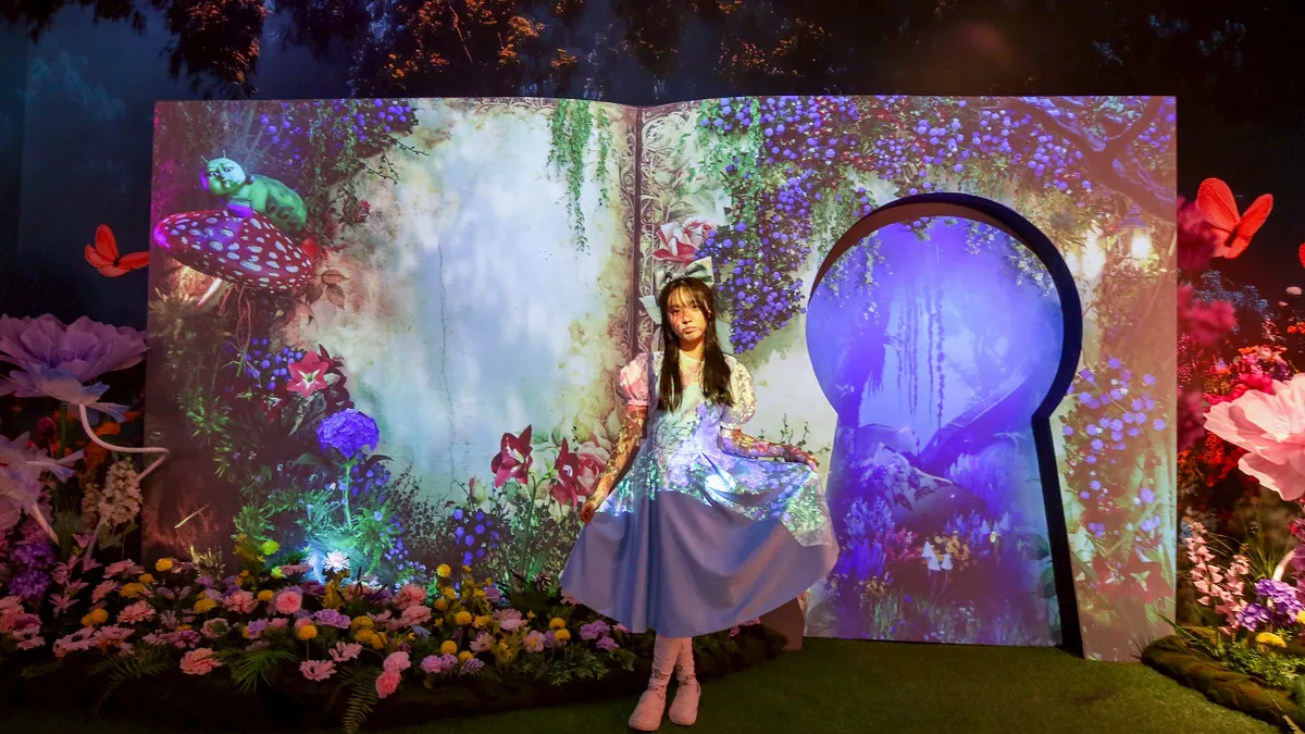 会場の隅々まで幻想的な演出が施され、本物の“仙境”に迷い込んだかのようだ。(写真/詠威互動科技 提供) 会場の隅々まで幻想的な演出が施され、本物の“仙境”に迷い込んだかのようだ。(写真/詠威互動科技 提供)