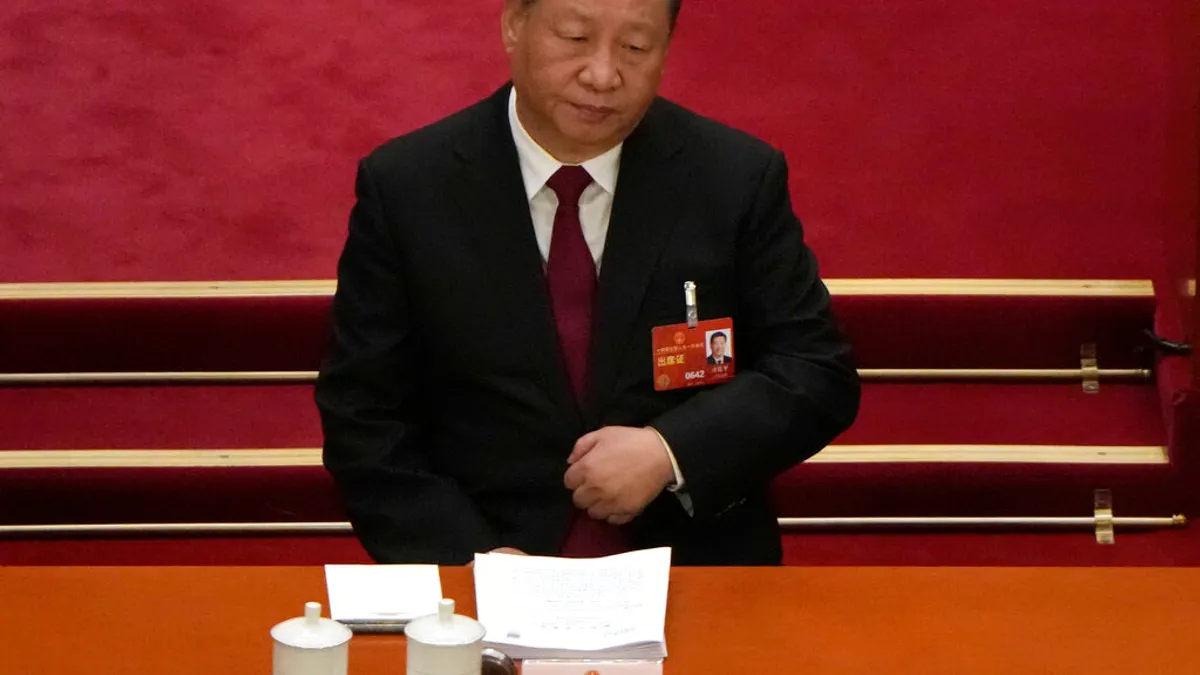 中國國家主席習近平。(資料照,美聯社)