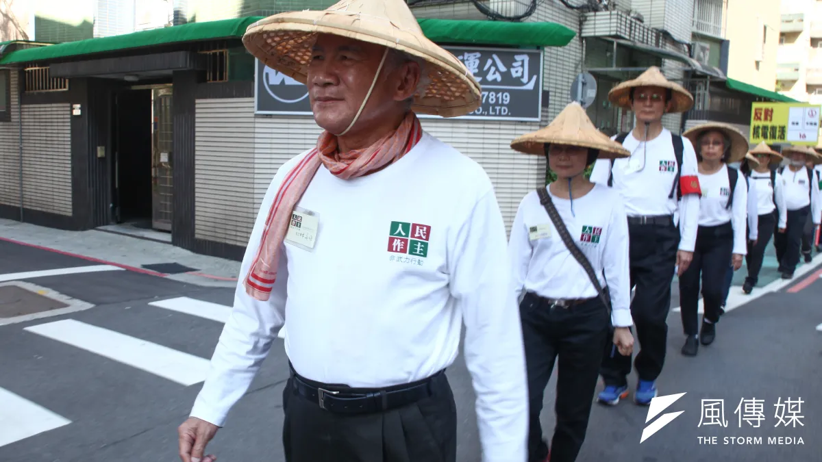 民進黨前主席林義雄在九合一選舉前出面呼籲大家對以核養綠投下反對票,但結果事與願違。(蔡親傑攝)