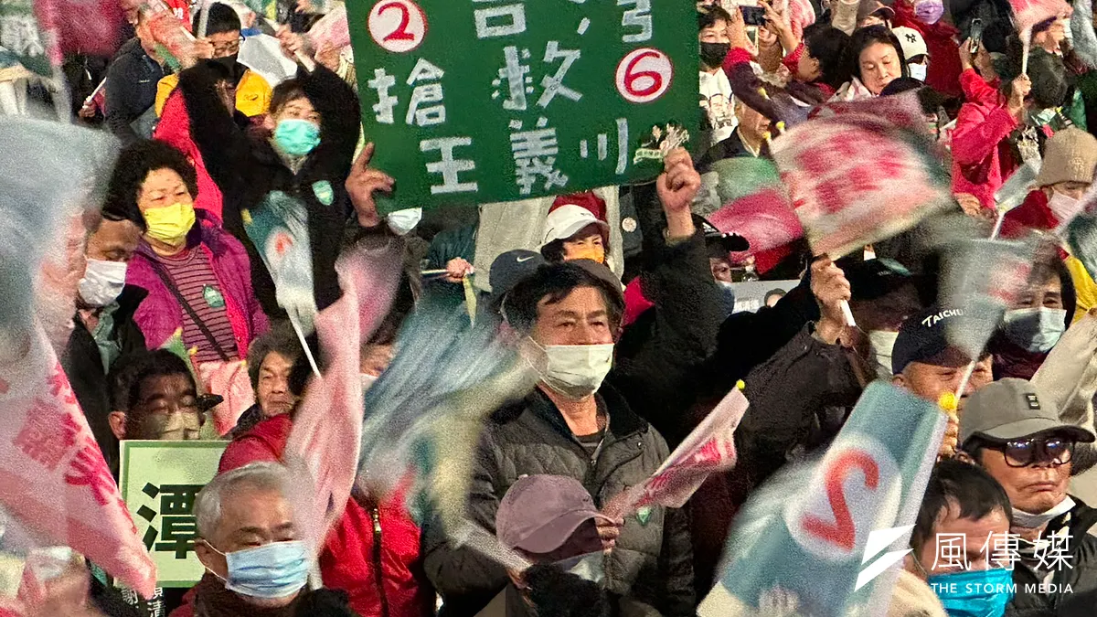 20240111-民進黨台中造勢。(羅立邦攝)