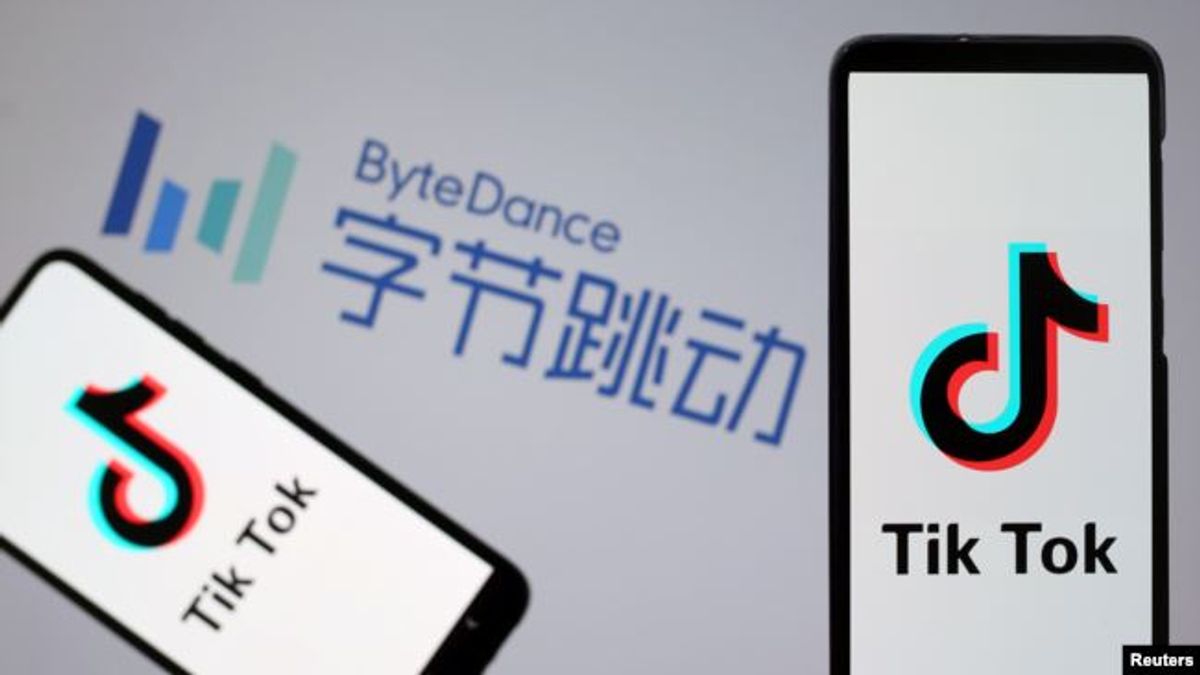 海外版抖音 Tik Tok 日前因下架談及新疆再教育營的美妝影片,引發爭議。(美國之音) 海外版抖音 Tik Tok 日前因下架談及新疆再教育營的美妝影片,引發爭議。(美國之音)