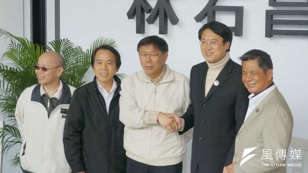 林右昌和柯文哲談合作,他說「基隆市不好,台北市就不會好」。(取自林右昌臉書) 林右昌和柯文哲談合作,他說「基隆市不好,台北市就不會好」。(取自林右昌臉書)