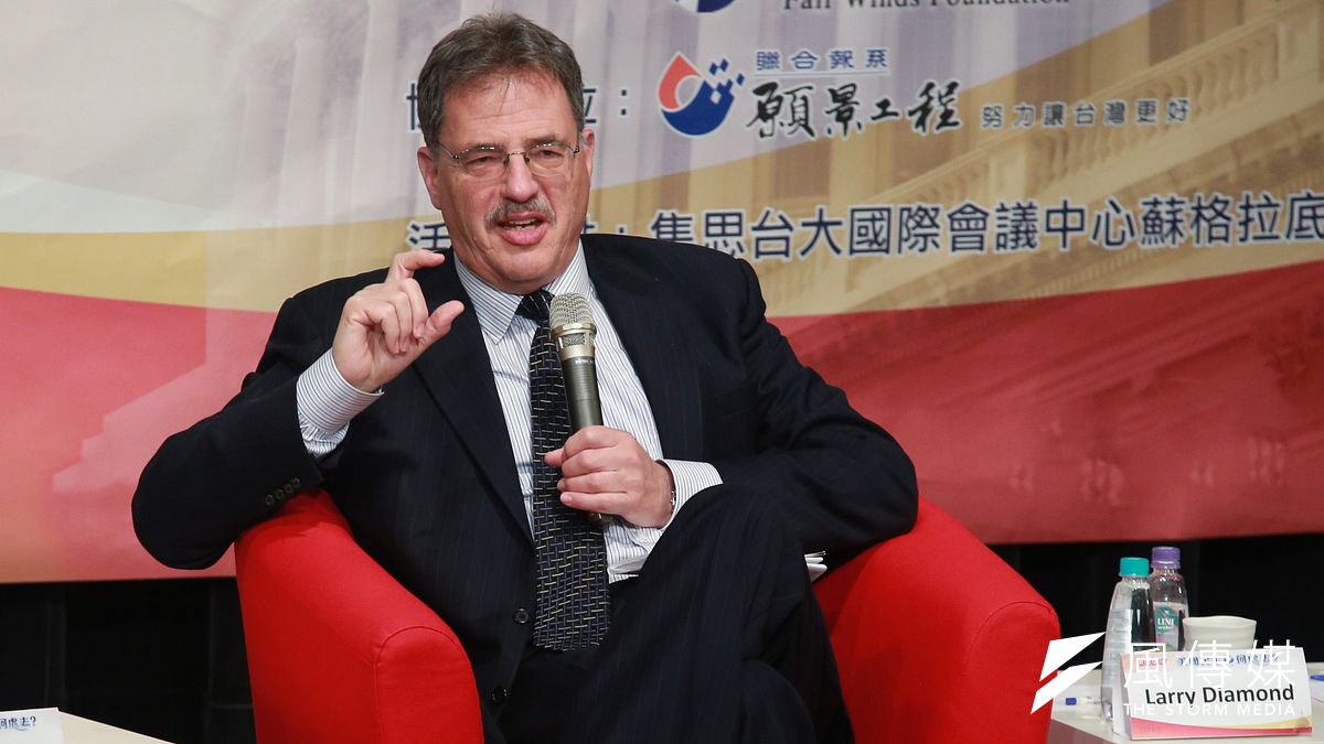 20180819-史丹佛大學胡佛研究所資深研究員戴雅門今(19)日出席長風基金會講座深度對談政治極化(Political Polarization in America)。(簡必丞攝) 20180819-史丹佛大學胡佛研究所資深研究員戴雅門今(19)日出席長風基金會講座深度對談政治極化(Political Polarization in America)。(簡必丞攝)