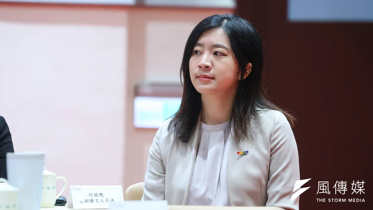 行政院副發言人謝子涵今(30)日請辭。(資料照,顏麟宇攝)