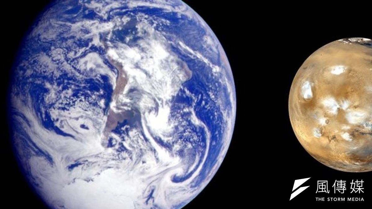 火星直徑約為地球的一半 火星直徑約為地球的一半