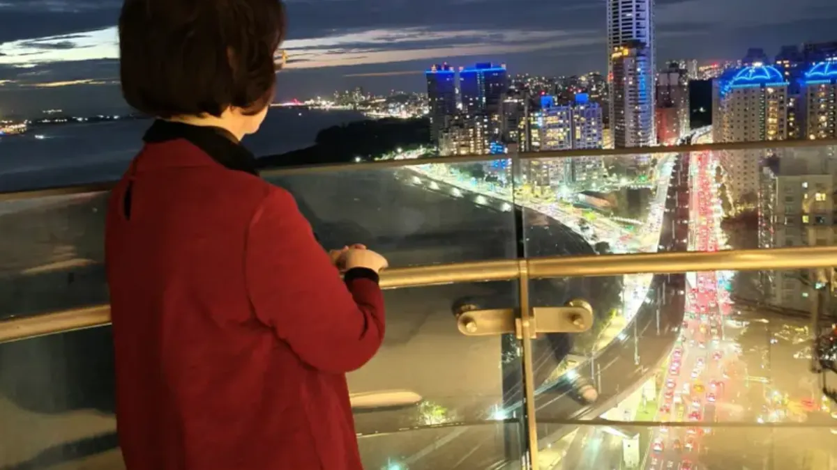 瓊瑤曾分享雙映樓美景。(圖/翻攝自臉書) 瓊瑤曾分享雙映樓美景。(圖/翻攝自臉書)