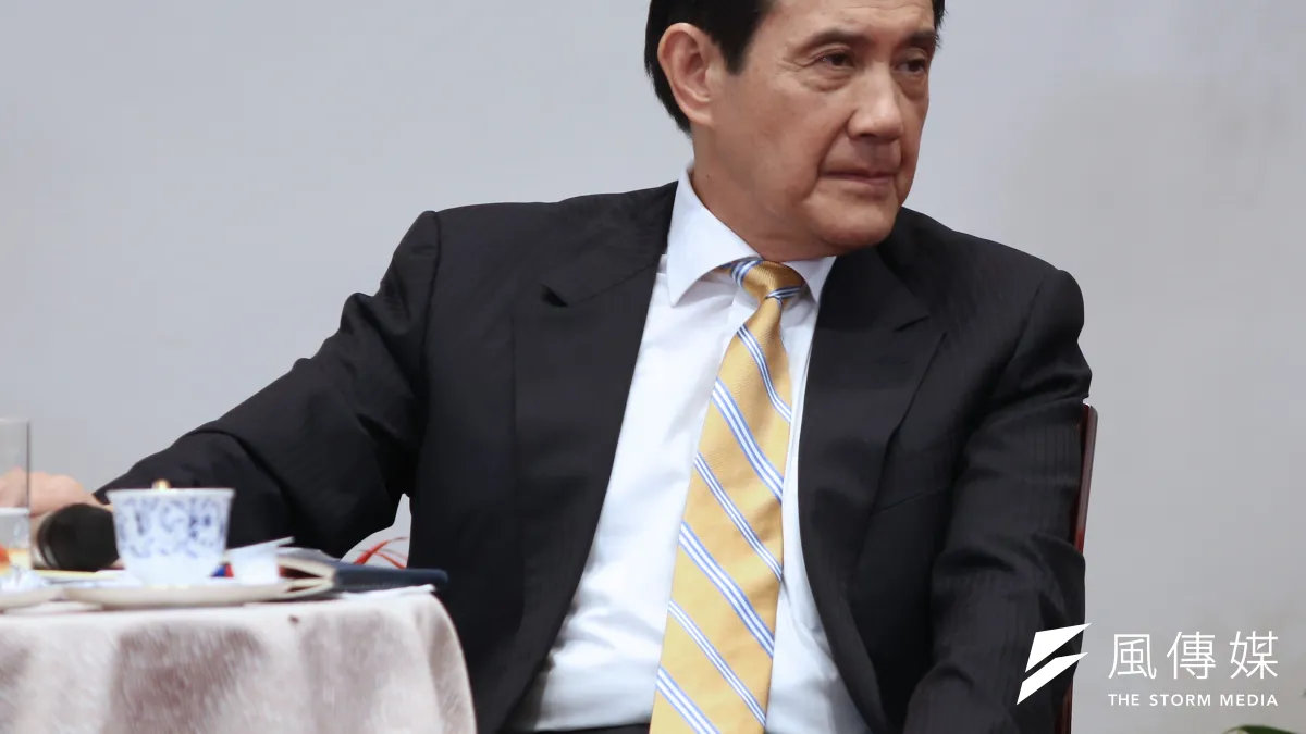 總統馬英九召開國際記者會。(吳逸驊攝)