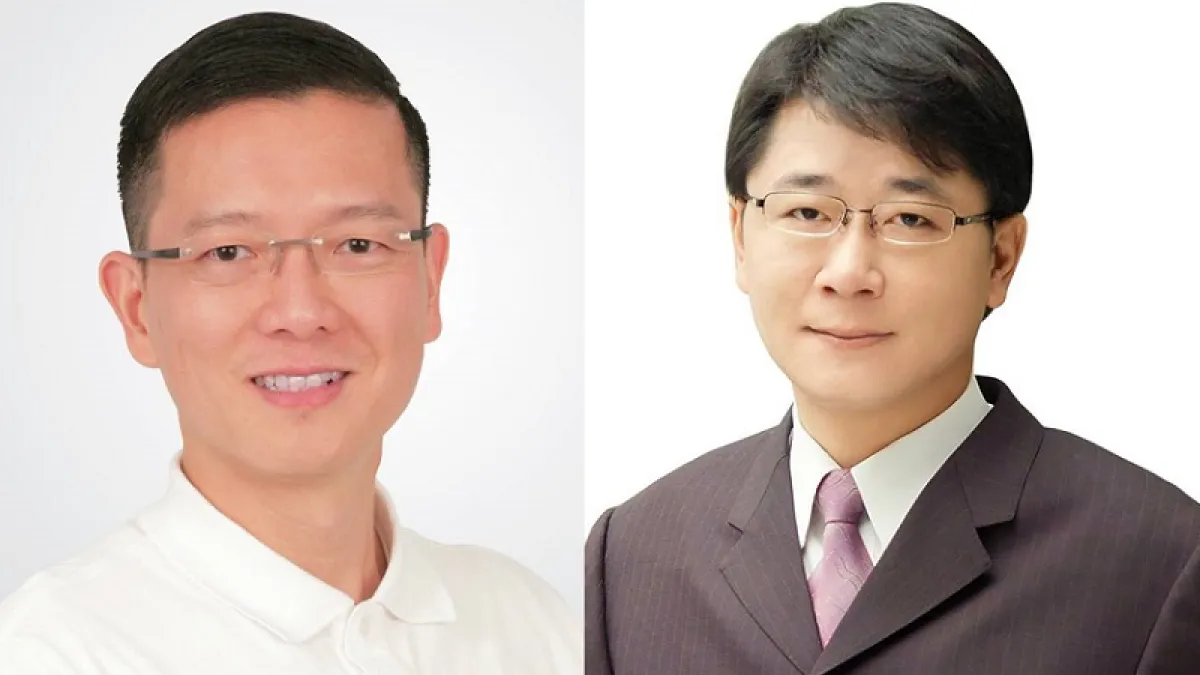 桃園六選區參選人孫大千(左,國民黨)和賴正宇(右,民進黨禮讓)(取自兩位參選人臉書)