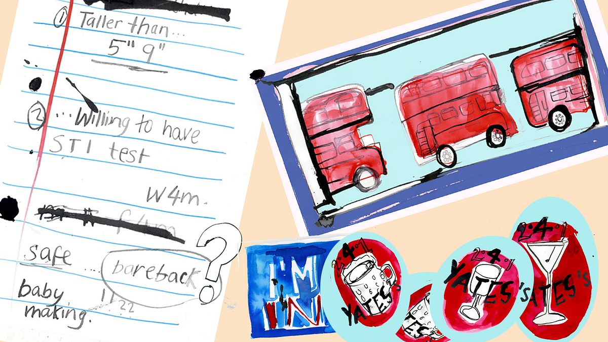 廣告:身高5英尺9英寸、願意接受性病檢查。(BBC中文網) 廣告:身高5英尺9英寸、願意接受性病檢查。(BBC中文網)