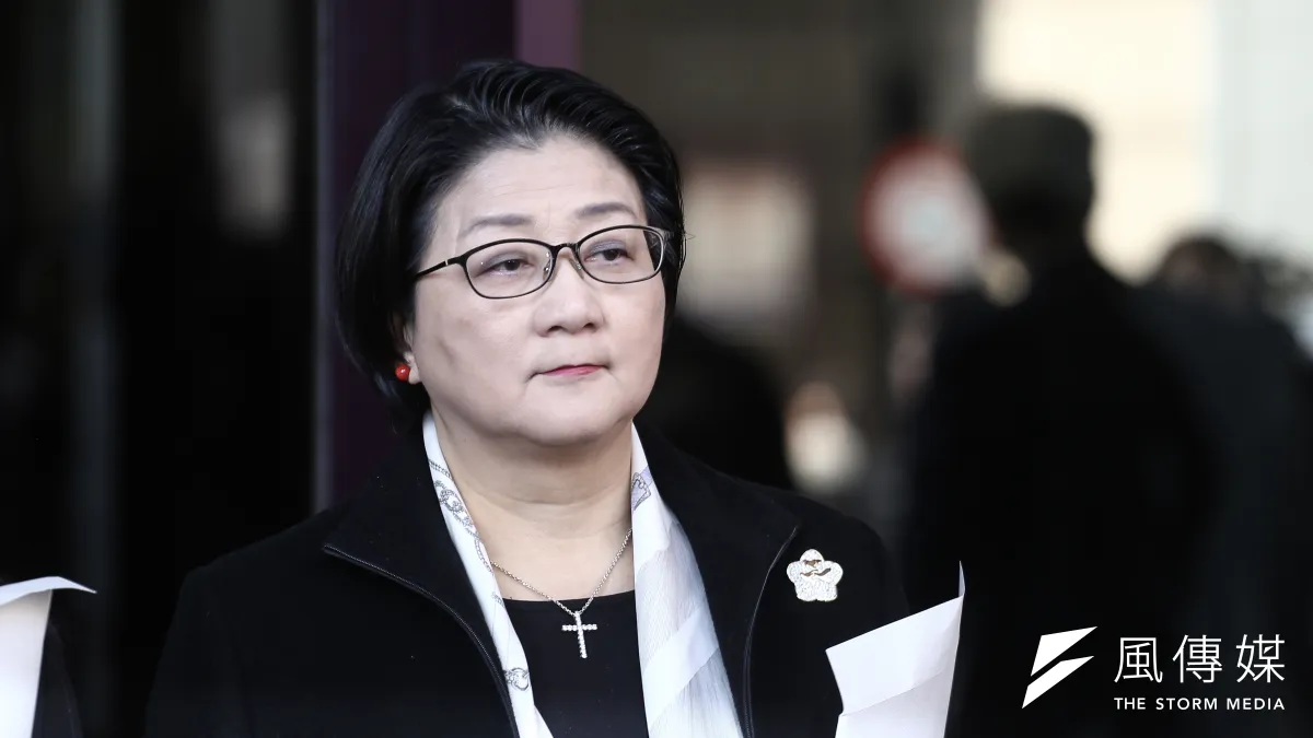 內政部今(27)日將依簽公文,依法廢止立案,解散婦聯會。圖為婦聯會主委雷倩。(資料照,陳品佑攝)