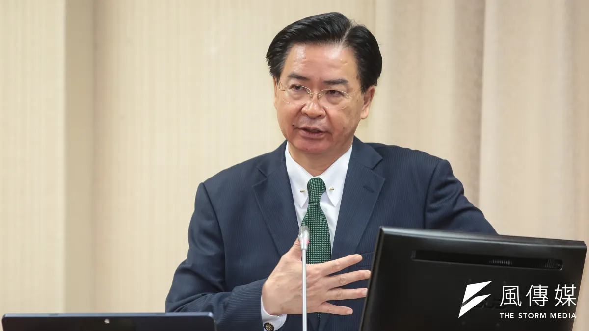 外交部長吳釗燮為口譯哥趙怡翔駐美擔任政治組組長背書。(資料照片,顏麟宇攝)