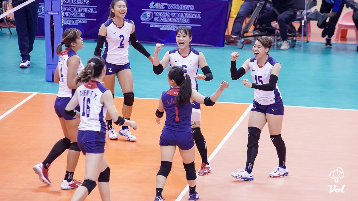 中華女排在奧運亞洲區資格賽季軍戰不敵哈薩克,以第4名作收。(VOL SPORTS提供) 中華女排在奧運亞洲區資格賽季軍戰不敵哈薩克,以第4名作收。(VOL SPORTS提供)