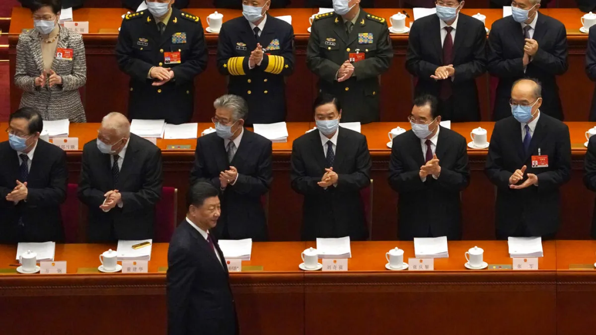 中國全國人民代表大會(美聯社)