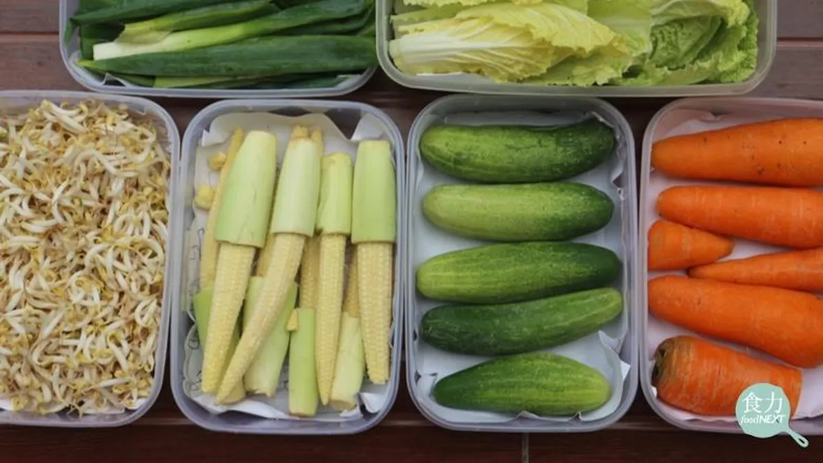 大小不同的密閉透明收納盒與封口夾鏈袋,有助於冰箱分類與整理,減少浪費食物的機率。(圖/食力提供) 大小不同的密閉透明收納盒與封口夾鏈袋,有助於冰箱分類與整理,減少浪費食物的機率。(圖/食力提供)