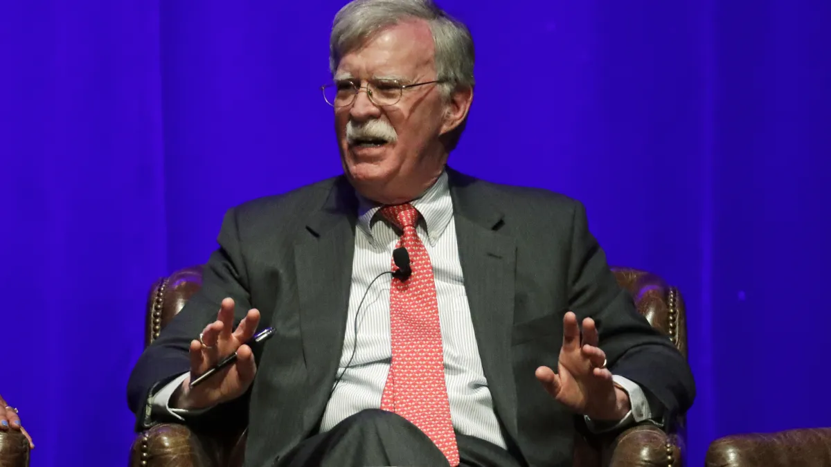 美國前國家安全顧問波頓(John Bolton)(AP)