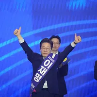 2025年、第21代韓国大統領候補「共に民主党」李在明。(AP) 2025年、第21代韓国大統領候補「共に民主党」李在明。(AP)
