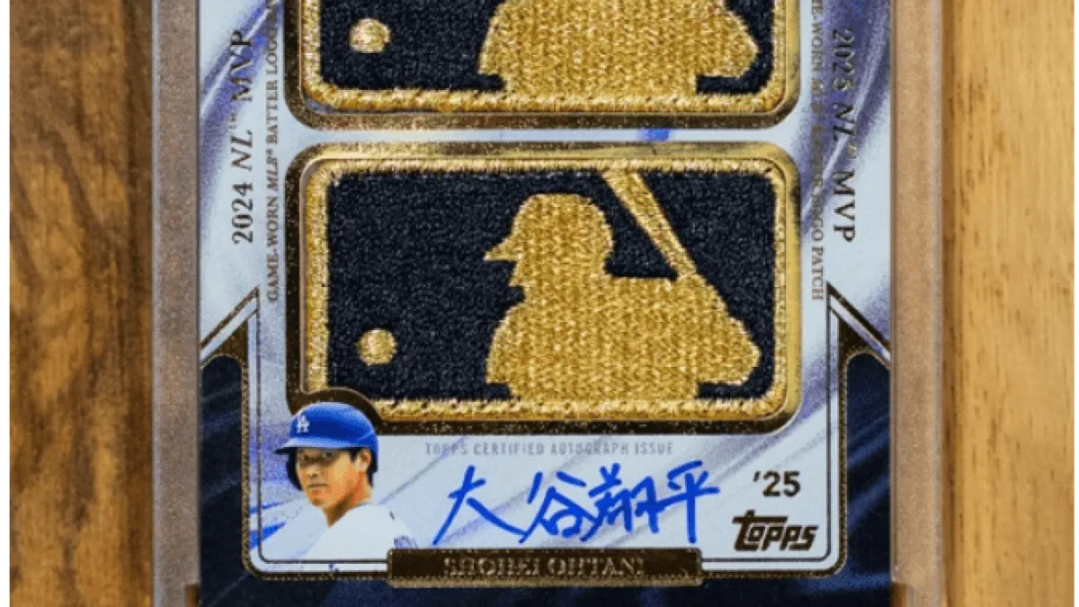 世界に1枚!大谷翔平「MVP記念カード」がTopps最新弾に封入 「2026 世界に1枚!大谷翔平「MVP記念カード」がTopps最新弾に封入 「2026
