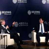 On January 26, 2026, U.S. Under Secretary of War Elbridge Colby delivered a public speech at the Sejong Institute in Seoul, South Korea. (Photo courtesy of the Sejong Institute website) On January 26, 2026, U.S. Under Secretary of War Elbridge Colby delivered a public speech at the Sejong Institute in Seoul, South Korea. (Photo courtesy of the Sejong Institute website)