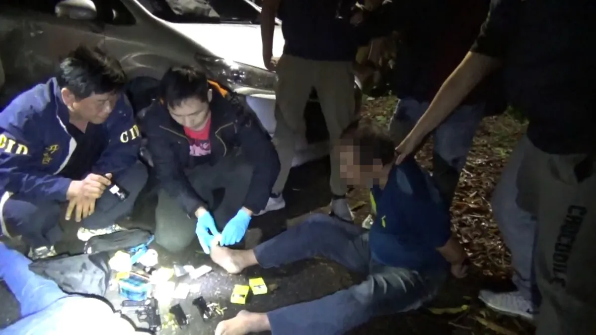 偵查隊緝毒小組經警方多方調查及跟監蒐證後,逮捕陳嫌。(圖/偵查隊緝毒小組提供)