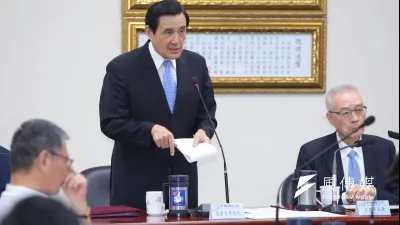 20180718-前總統馬英九18日出席國民黨中常會針對「三中案」出售過程,進行專案報告。(顏麟宇攝)