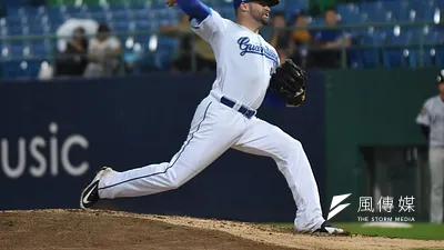 富邦悍將今天正式宣布,與美國籍投手伍鐸完成續約。(資料照,王永志攝)