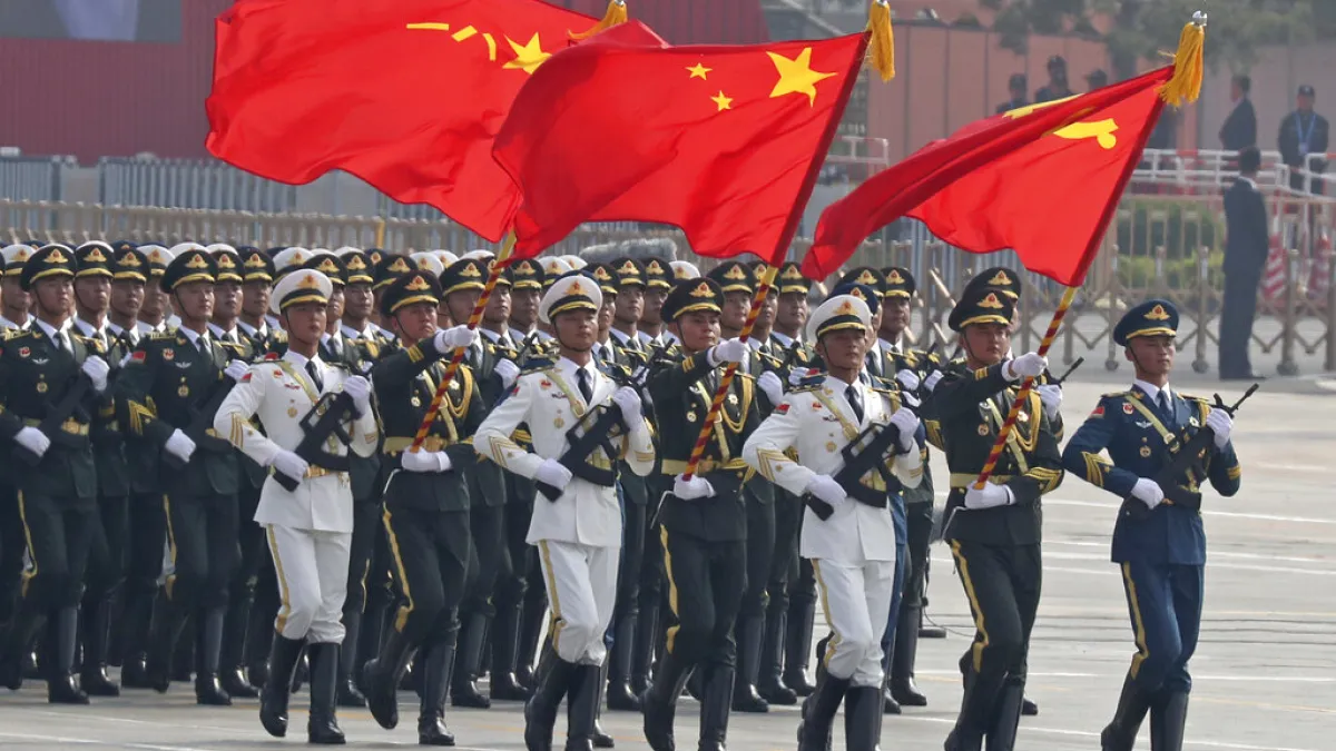 中國抗日戰爭爆發時,日本的軍國主義發動大規模侵略,佔領中國大片土地,卻也幫助了中國的軍隊擴大至一百二十萬人,讓中國共產黨獲得最後的勝利。(資料照,美聯社)