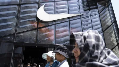 上海的一家Nike門店。(華爾街日報)
