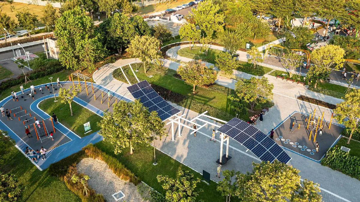 台中首座環境教育新地標 南屯黎新公園開啟綠色學習新篇章。(圖/台中市政府)