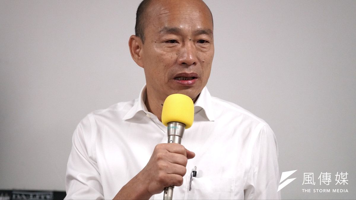 國民黨總統參選人韓國瑜(見圖)主張「母語在家學」,相關發言引發爭議。(資料照,盧逸峰攝) 國民黨總統參選人韓國瑜(見圖)主張「母語在家學」,相關發言引發爭議。(資料照,盧逸峰攝)