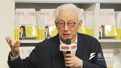 聯電榮譽董事長曹興誠「抗中保台」要周玉蔻請長假,每開記會必先駡馬英九。(柯承惠攝)