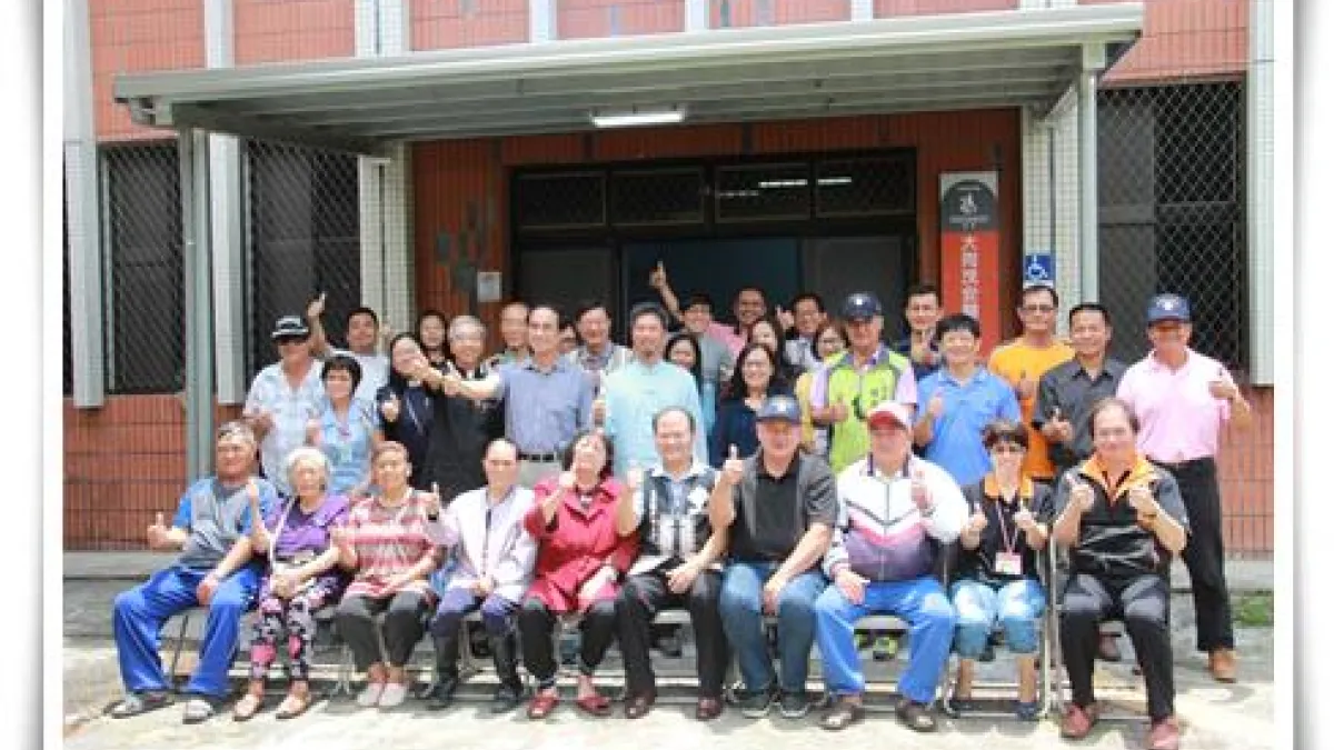 宜蘭縣政府無償提供閒置的茂安派出所,由伊甸園基金會改造老幼關懷站。(伊甸基金會提供)