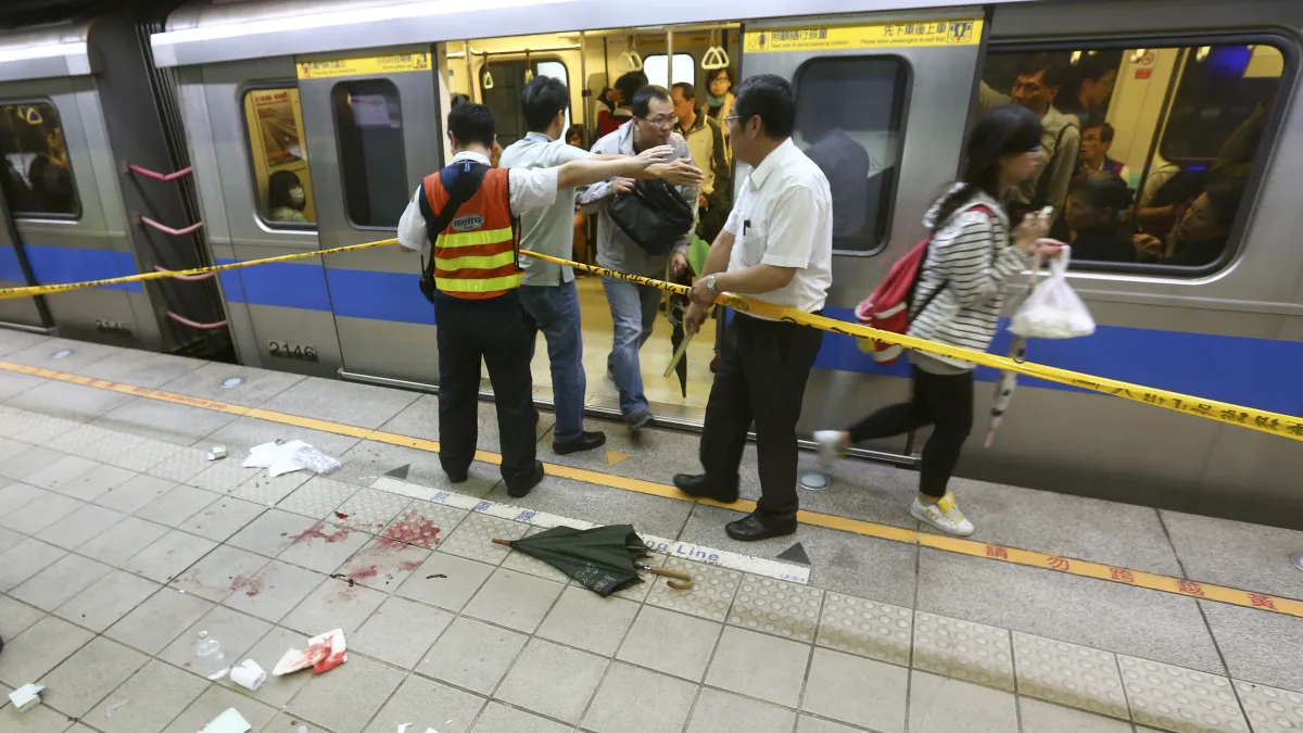2014年5月21日鄭捷台北捷運隨機殺人事件(美聯社)