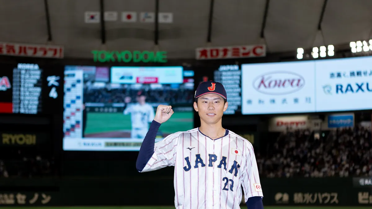 日本は韓国との強化試合で11―4の快勝。岸田行倫の代打3ランが試合の流れを決定づけた。(写真/丁勤紜撮影) 日本は韓国との強化試合で11―4の快勝。岸田行倫の代打3ランが試合の流れを決定づけた。(写真/丁勤紜撮影)