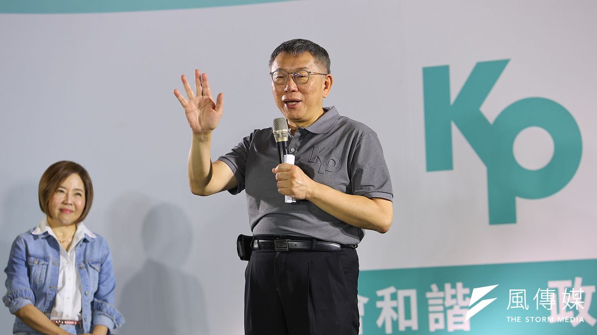 20231008-民眾黨主席柯文哲8日出席台北廟口開講。(顏麟宇攝) 20231008-民眾黨主席柯文哲8日出席台北廟口開講。(顏麟宇攝)