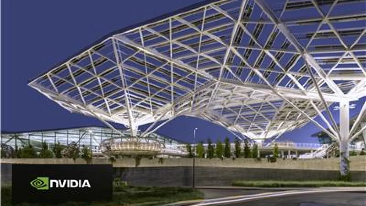 美國加州矽谷的輝達(Nvidia)園區。(美聯社)
