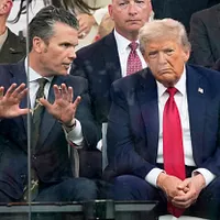 2025年6月14日、トランプ氏がワシントンで大規模なパレードを開催。(AP通信) 2025年6月14日、トランプ氏がワシントンで大規模なパレードを開催。(AP通信)