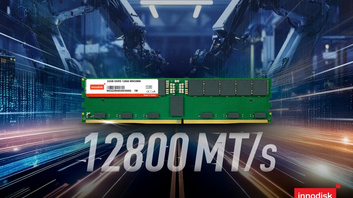打破AI算力「記憶體牆」!宜鼎新世代DDR5 MRDIMM衝12800 MT/s、頻寬提高60%,Q4送樣
