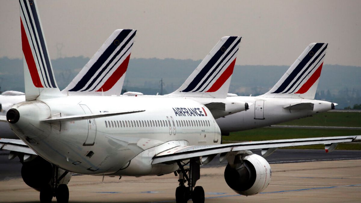 武漢肺炎疫情延燒,法國航空已經宣佈停飛所有中國航班。(美聯社) 武漢肺炎疫情延燒,法國航空已經宣佈停飛所有中國航班。(美聯社)