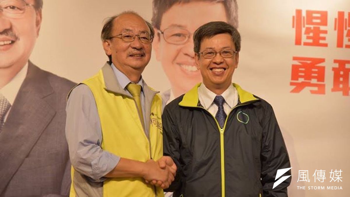 民進黨副總統參選人陳建仁21日南下新竹市,強挺連任陷入被國民黨及時代力量夾擊的民進黨立院黨團總召集人柯建銘(柯建銘辦公室) 民進黨副總統參選人陳建仁21日南下新竹市,強挺連任陷入被國民黨及時代力量夾擊的民進黨立院黨團總召集人柯建銘(柯建銘辦公室)