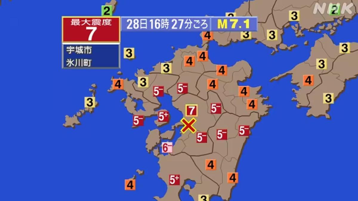 不斷更新》日本熊本發生7.1強震!熊本城傳出城垣坍塌,日韓關注台積電廠區安危